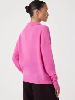 Hush Pink Clove Polo Cashmere Jumper Best
