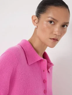 Hush Pink Clove Polo Cashmere Jumper Best