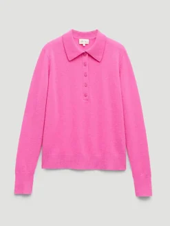 Hush Pink Clove Polo Cashmere Jumper Best