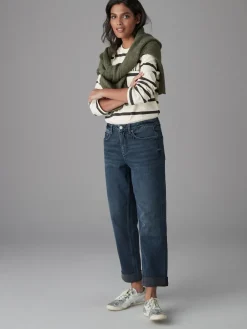 Next Boyfriend Jeans Inky Blue New