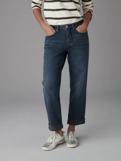 Next Boyfriend Jeans Inky Blue New