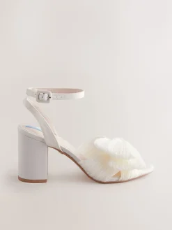 Next Ivory Forever Comfort® Wedding Bow Block Bridal Heel Shoes Online