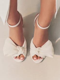 Next Ivory Forever Comfort® Wedding Bow Block Bridal Heel Shoes Online