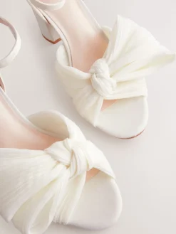 Next Ivory Forever Comfort® Wedding Bow Block Bridal Heel Shoes Online
