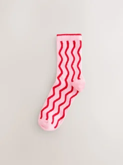 Next Ankle Socks 4 Pack Jammy Heart New