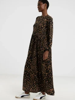 JD Williams Animal Soft Touch Printed Maxi Smock Dress