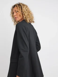 JD Williams Black Ponte Edge To Edge Blazer