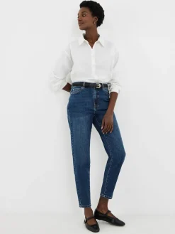 JD Williams Authentic Mom Jeans Blue Online