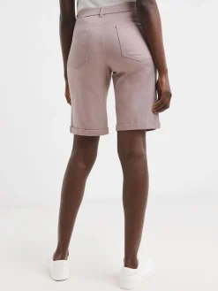 JD Williams Pink 24/7 Denim Knee Length Shorts Clearance