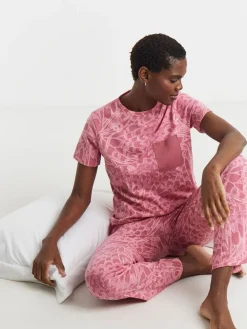 JD Williams Pink 2 Pack Short Sleeve Pyjama Set Outlet