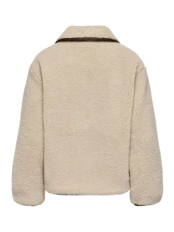 JDY Grey Sherpa Jacket Clearance