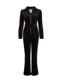 Joe Browns Black Petite Stretch Fit Darcy Cord Jumpsuit Clearance