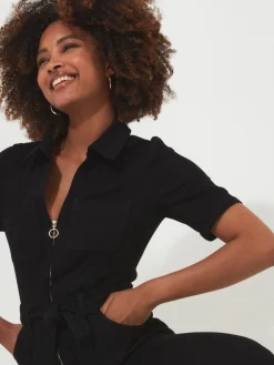 Joe Browns Black Roxie Denim Petite Jumpsuit Online