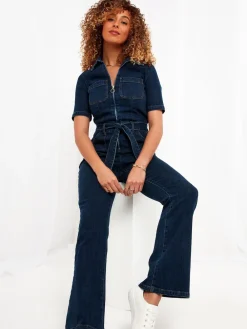 Joe Browns Blue Roxie Denim Jumpsuit Online