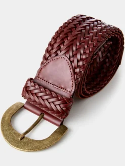 Joe Browns Brown Woven Leather Waist Belt Sale