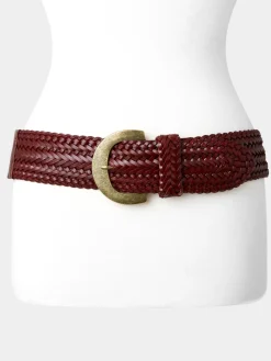 Joe Browns Brown Woven Leather Waist Belt Sale