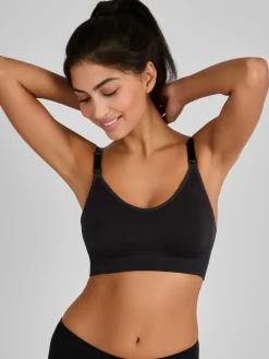 Jojo Maman Bébé Black 2-Pack Seamless Nursing Bras Sale