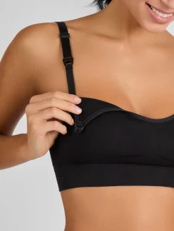 Jojo Maman Bébé Black 2-Pack Seamless Nursing Bras Sale