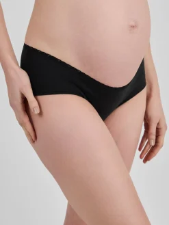 Jojo Maman Bébé 3-Pack Lace Trim Maternity Shorts Black Hot