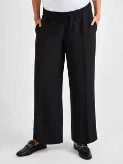 Jojo Maman Bébé Wide Leg Maternity Trousers Black Outlet