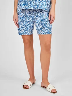 Jojo Maman Bébé Cream Floral Patterned Maternity Shorts Sale