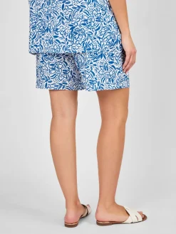 Jojo Maman Bébé Cream Floral Patterned Maternity Shorts Sale