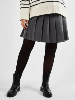 Jojo Maman Bébé Grey Maternity Pleated Mini Skirt Hot