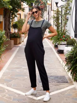 Jojo Maman Bébé Khaki Green Boyfriend Maternity Cotton T-Shirt Clearance