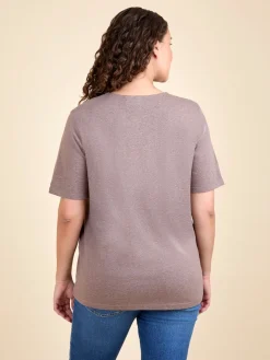 Jojo Maman Bébé Mocha Oversized Boyfriend Maternity T-Shirt Hot