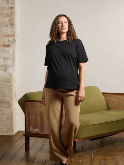 Jojo Maman Bébé Natural Wide Leg Maternity Trousers Online