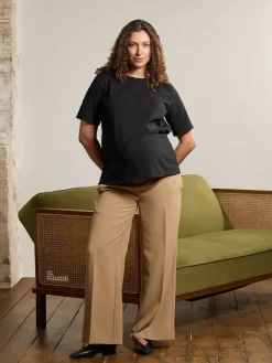 Jojo Maman Bébé Natural Wide Leg Maternity Trousers Online