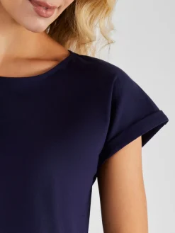 Jojo Maman Bébé Navy Blue Boyfriend Maternity Cotton T-Shirt Sale