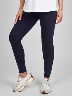 Jojo Maman Bébé 2-Pack Cotton Rich Maternity Leggings Navy New