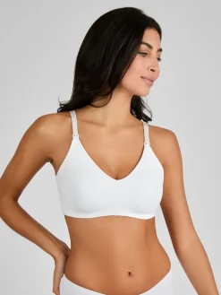 Jojo Maman Bébé Microfibre Moulded Maternity & Nursing Bra White Online