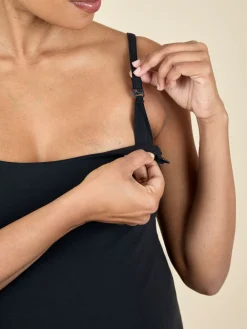 Jojo Maman Bébé 2-Pack Maternity & Nursing Vest Tops White Online