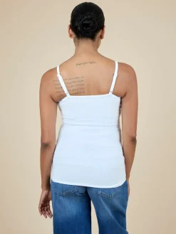 Jojo Maman Bébé 2-Pack Maternity & Nursing Vest Tops White Online