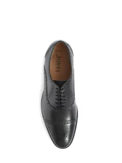 Jones Bootmaker Maynard Leather Oxford Brogues Black Best
