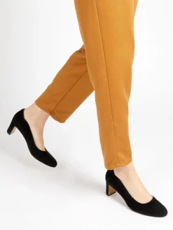 Jones Bootmaker Black Zoey Leather Court Shoes