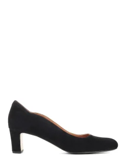 Jones Bootmaker Black Zoey Leather Court Shoes