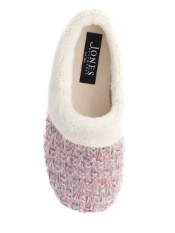 Jones Bootmaker Faux-Fur-Lined Slippers Pink Hot