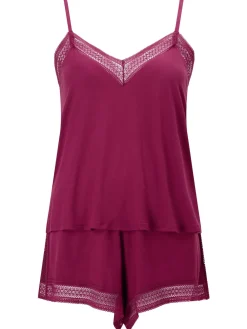 KBX Ada Modal Cami Set Red