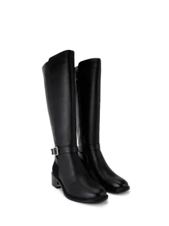 KG Kurt Geiger Black Helen High Leg Boots Hot