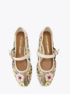 KG Kurt Geiger Nina Mesh Pumps Cream Online