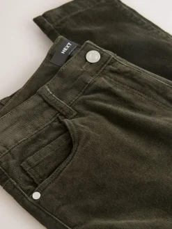 Next Corduroy Skinny Trousers Khaki Green Outlet