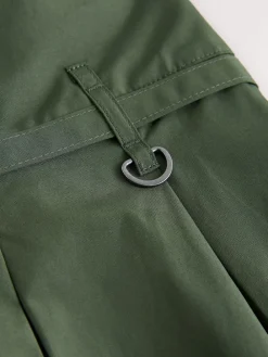 Next Pleated Midi Skirt Khaki Green Sale