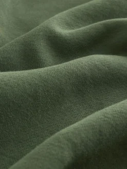 Next Supersoft Peached Essentials Barrel Leg Cocoon Joggers Khaki Green Sale