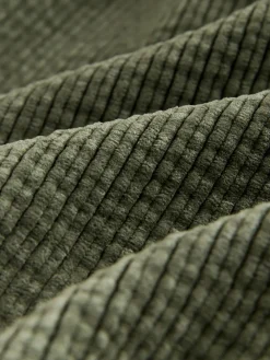 Next Khaki Green Wide Leg Soft Cord Trousers Clearance