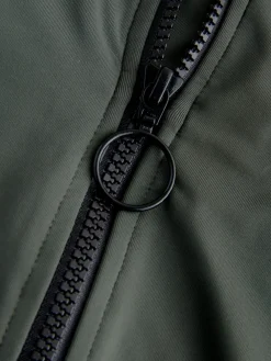 Next Zipped Shaping Tummy Control Swimsuit Khaki Green Best