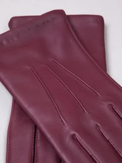 Lakeland Leather Berry Blea Classic Gloves Sale
