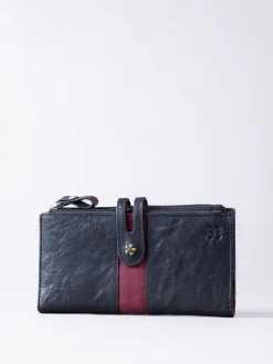 Lakeland Leather Hartsop Leather Double Zip Purse Black Hot